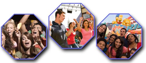 Group Packages including Universal Grad Bash 2015